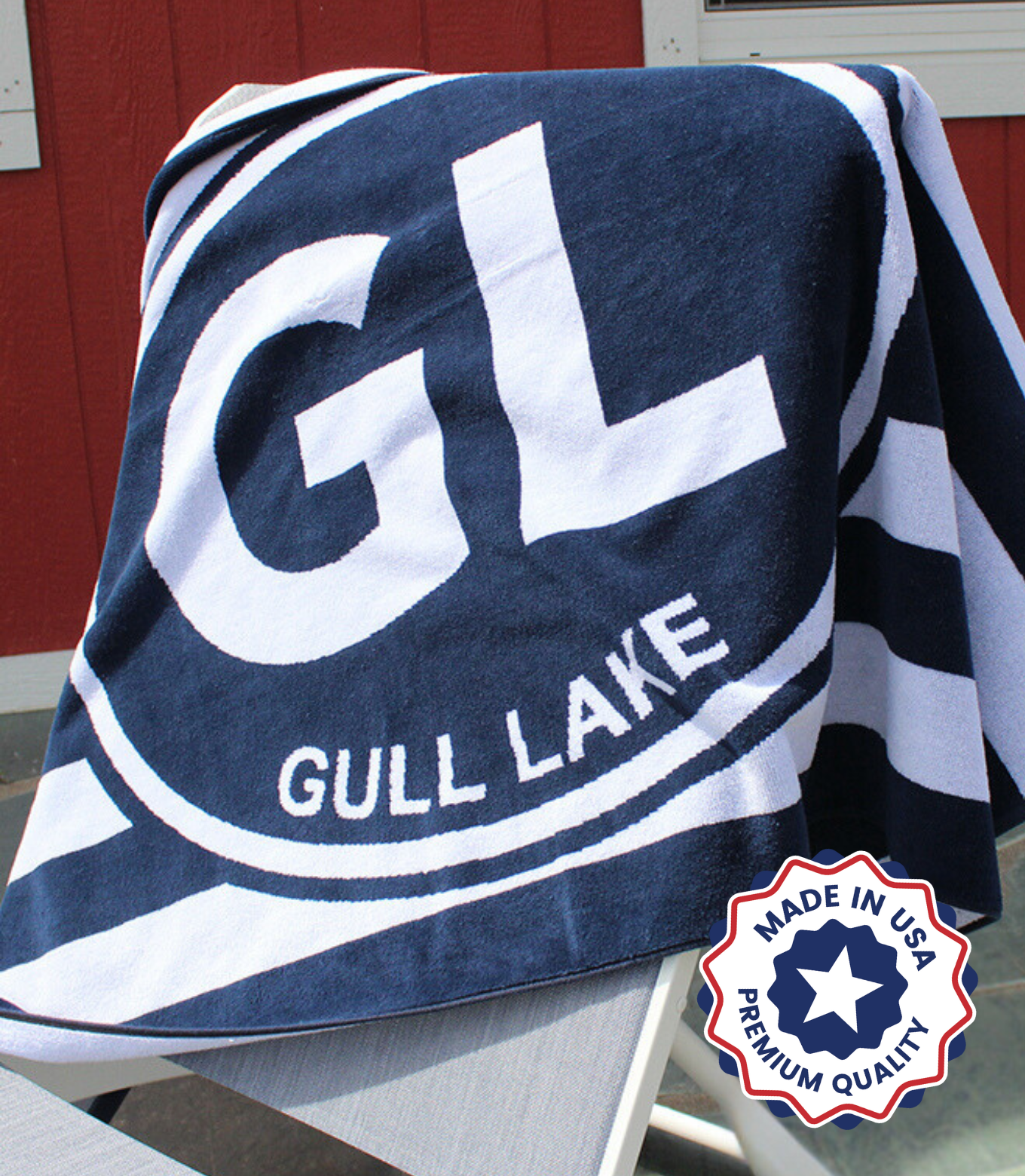 Gull Lake Beach Towel