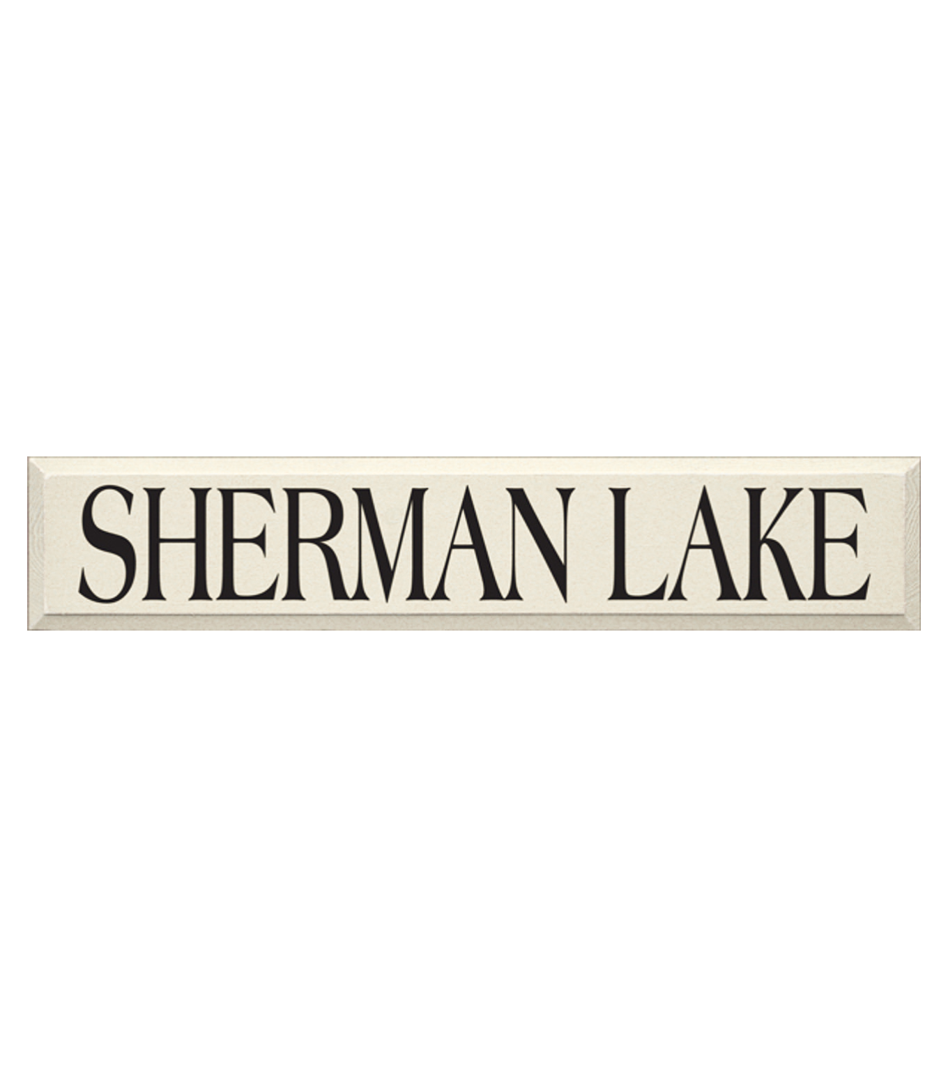 Sherman Lake Sign