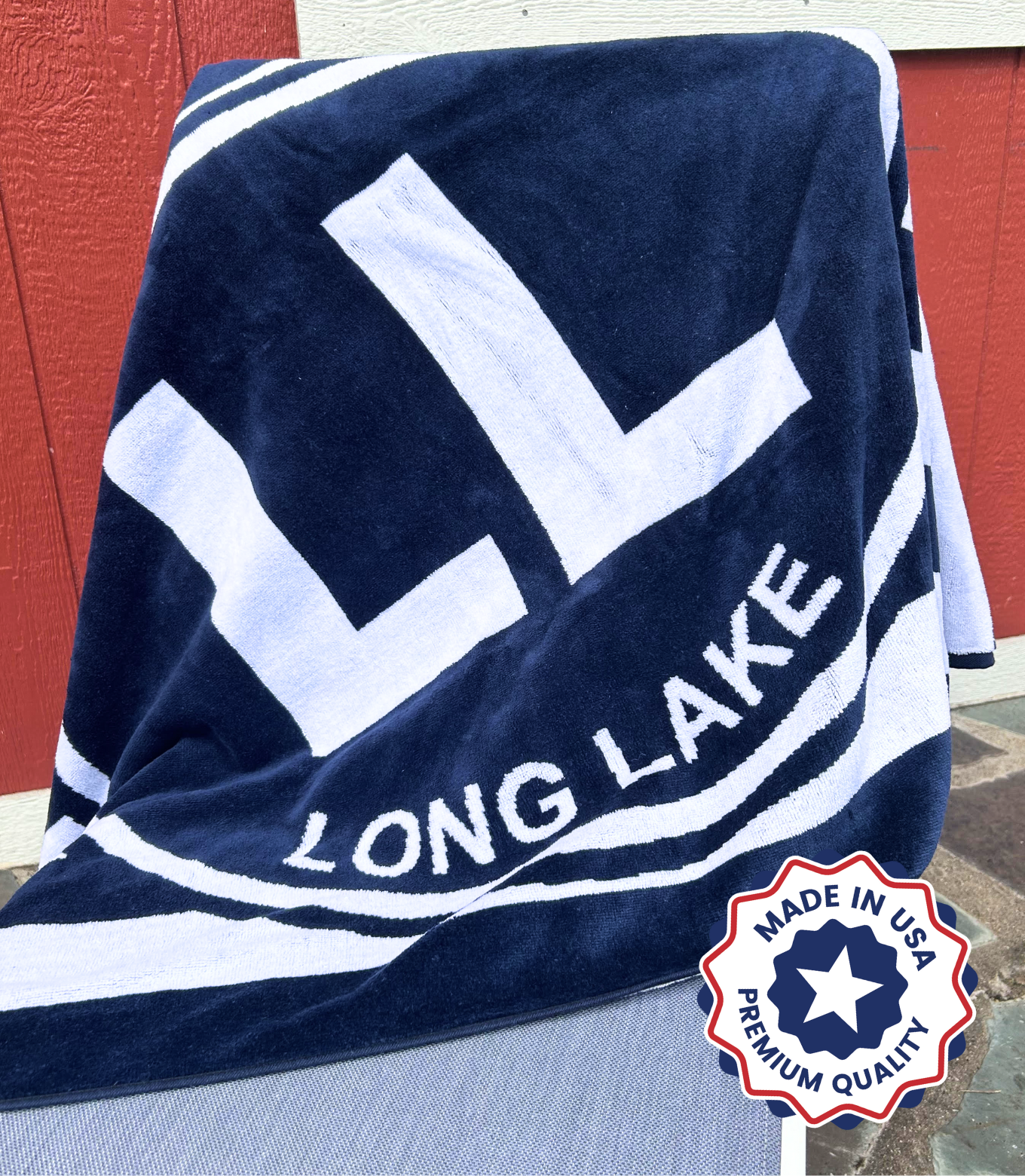 Long Lake Beach Towel