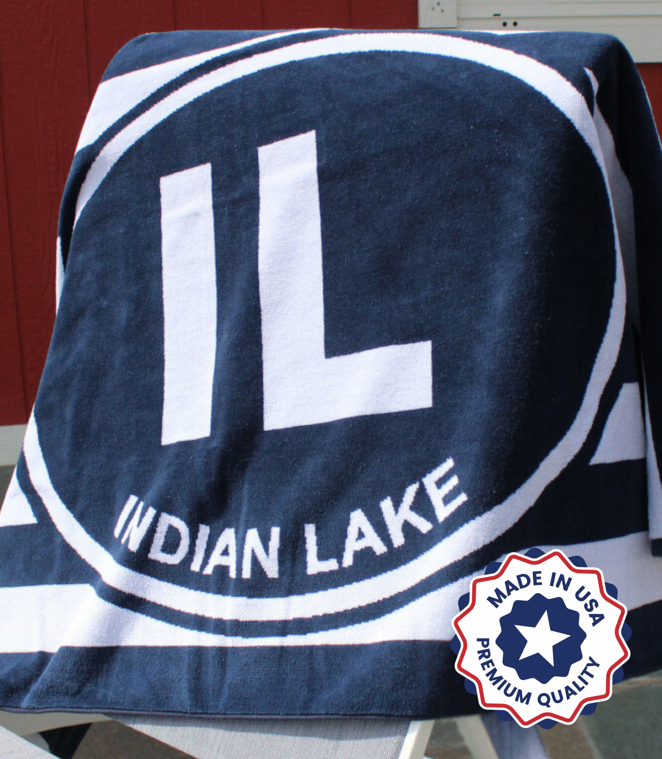 Indian Lake Beach Towel