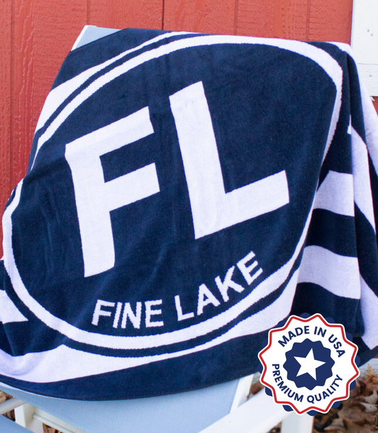 Fine Lake Beach Towel