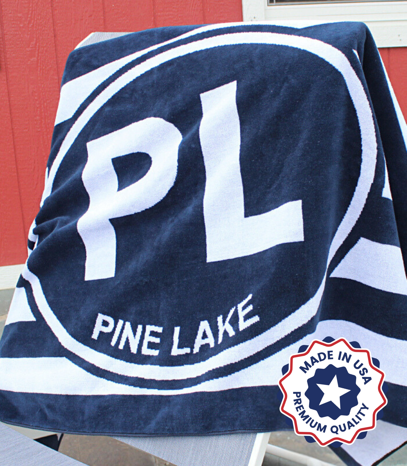 Pine Lake Beach Towel