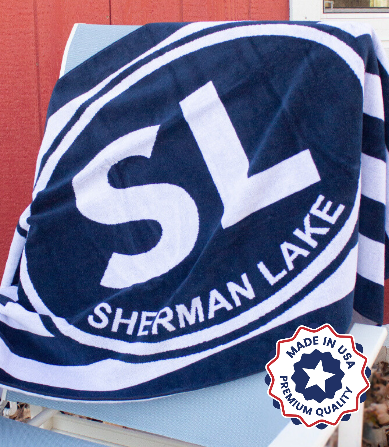 Sherman Lake Beach Towel