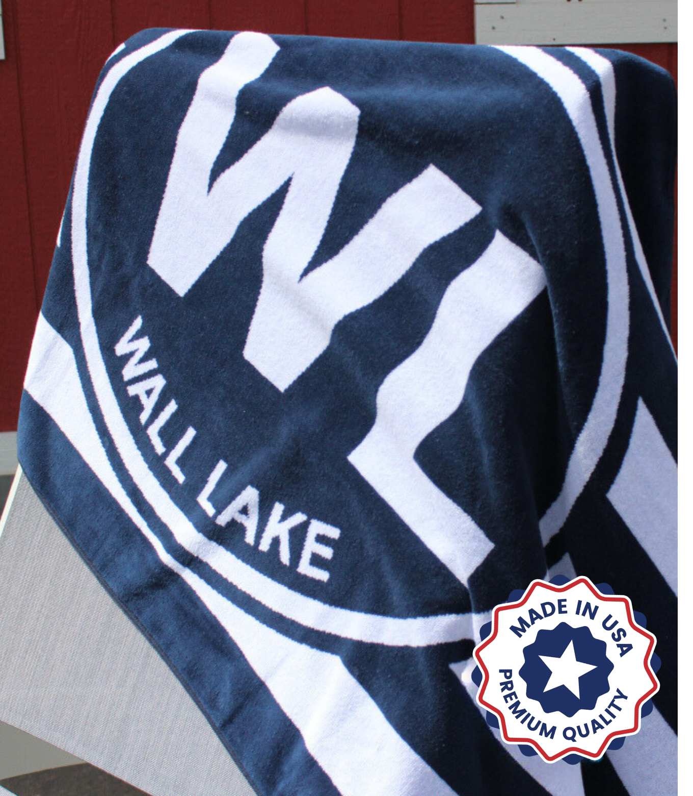 Wall Lake Beach Towel