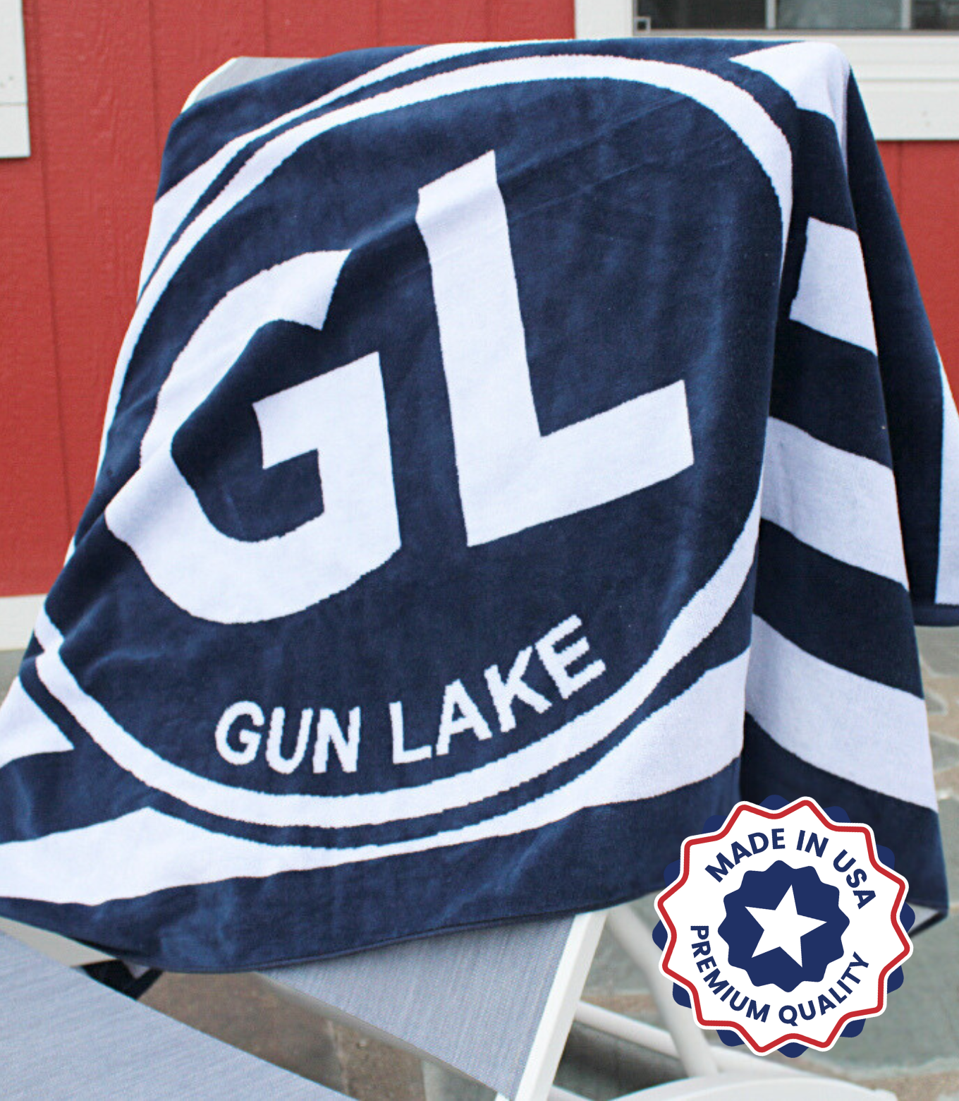 Gun Lake Beach Towel