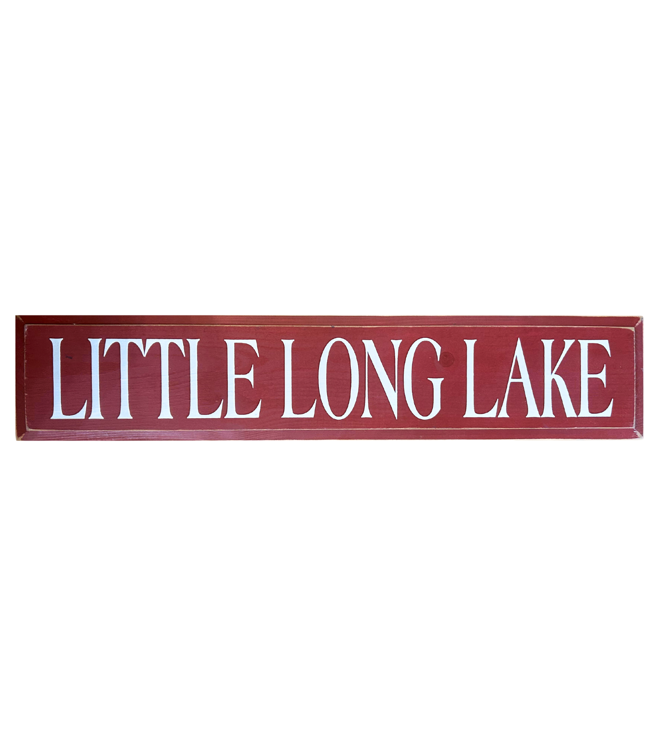 Little Long Lake Sign