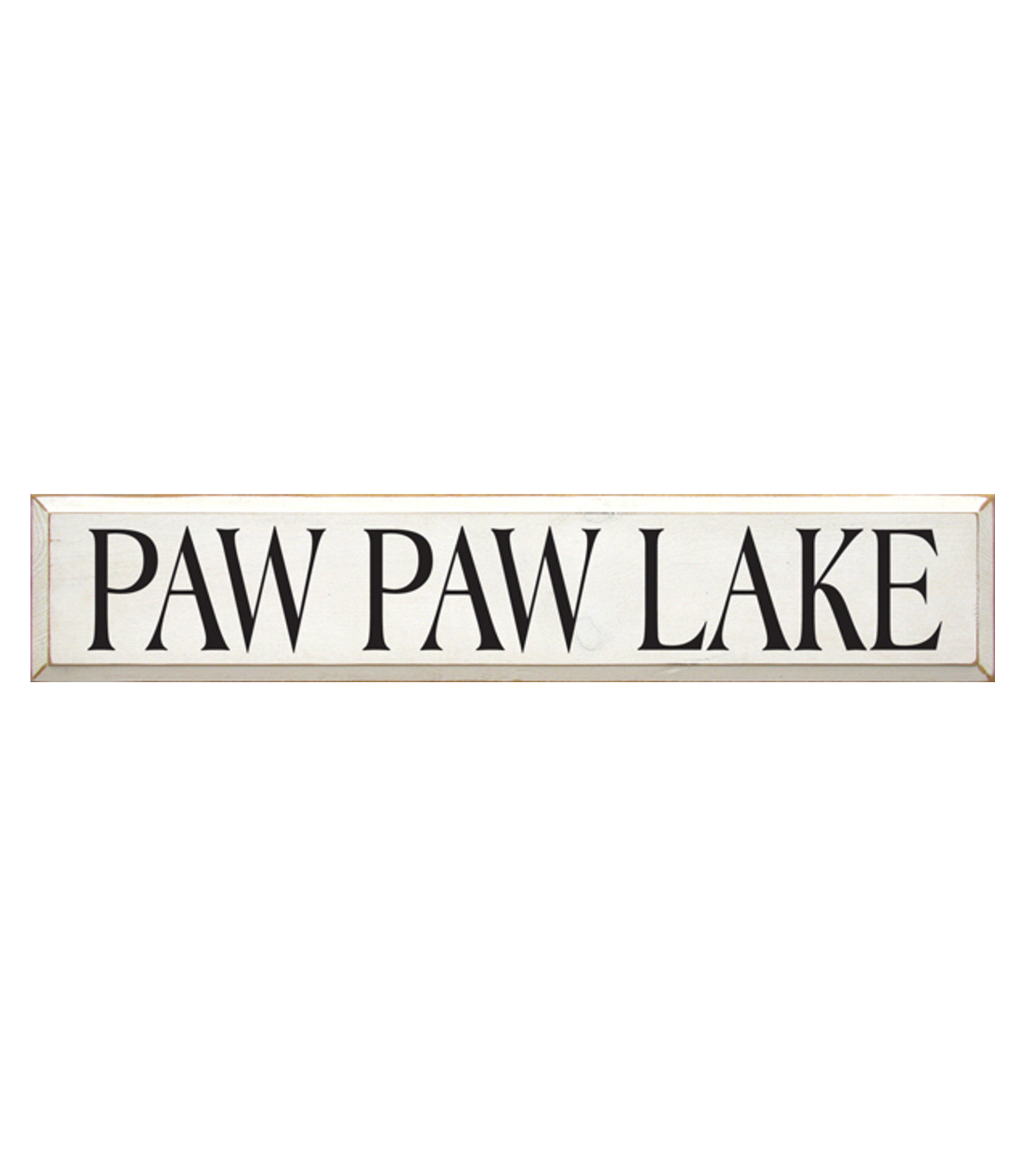 Paw Paw Lake Sign