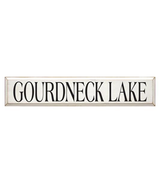 Gourdneck Lake Sign