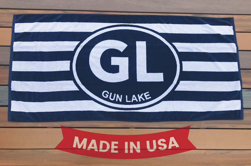 Gun Lake Beach Towel