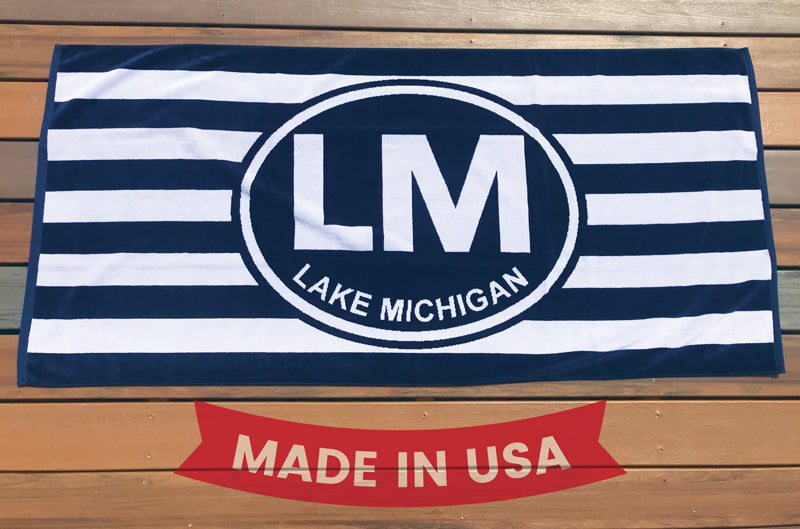 Lake Michigan Beach Towel