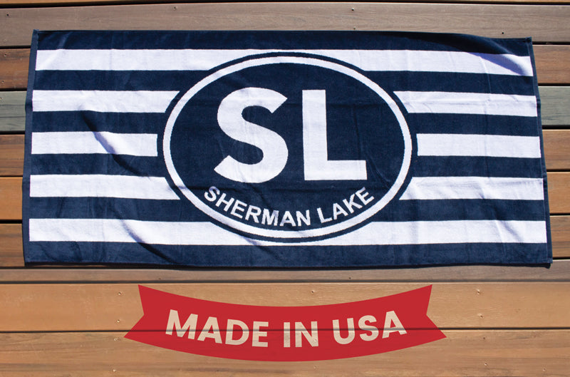 Sherman Lake Beach Towel